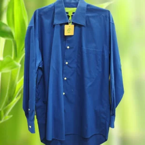 CAMISA CABALLERO MANGA LARGA COLOR AZULON