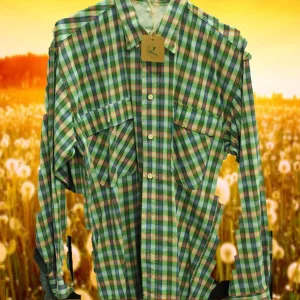 CAMISA CABALLERO MANGA LARGA CUADROS VARIOS COLORES