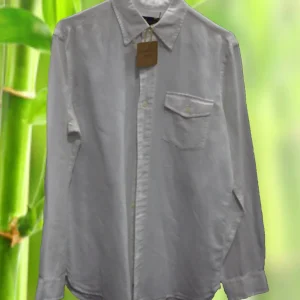CAMISA CABALLERO MANGA LARGA BLANCA