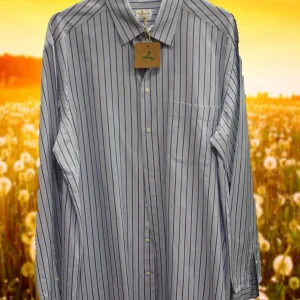 CAMISA CABALLERO MANGA LARGA RAYAS AZULES