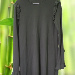 VESTIDO  MANGA LARGA  NEGRO