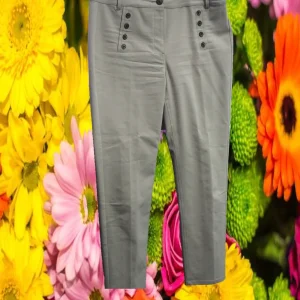 PANTALÓN MUJER DE VESTIR COLOR BEIGE