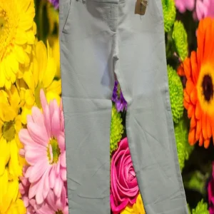 PANTALÓN MUJER DE VESTIR BLANCO