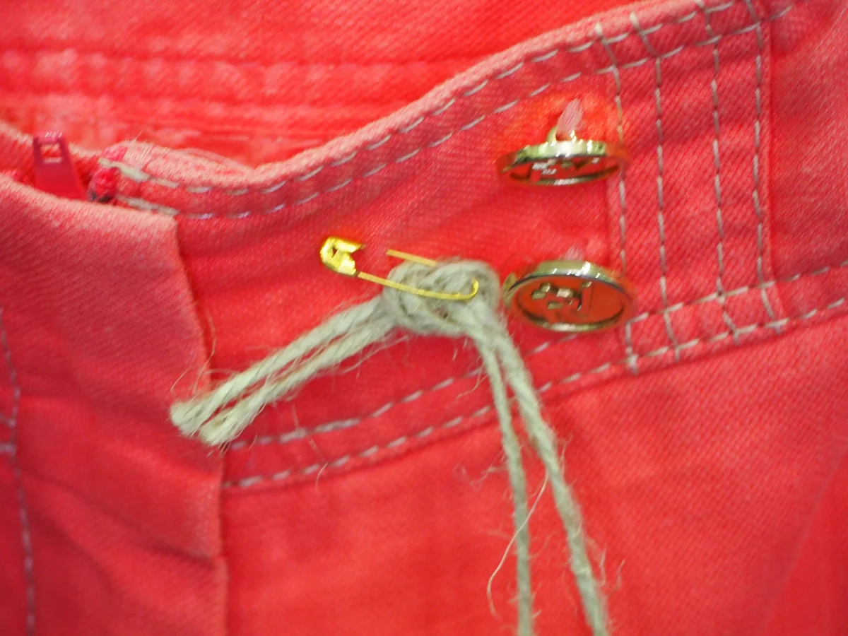PANTALÓN MUJER DE VESTIR ROSA - Imagen 3