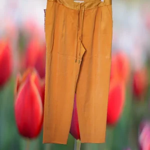 PANTALÓN MUJER DE VESTIR NARANJA