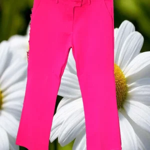 PANTALÓN MUJER DE VESTIR ROSA