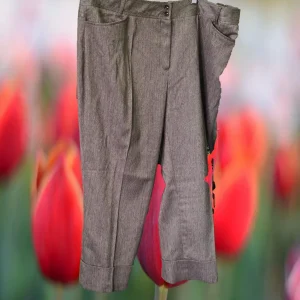 PANTALÓN MUJER DE VESTIR MARRÓN