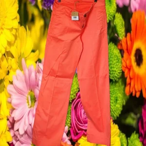 PANTALÓN MUJER VAQUERO NARANJA