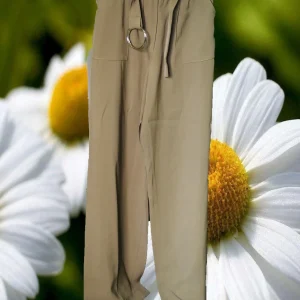 PANTALÓN MUJER DE VESTIR MARRÓN