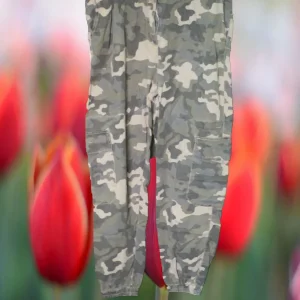 PANTALÓN MUJER VAQUERO VERDE MILITAR