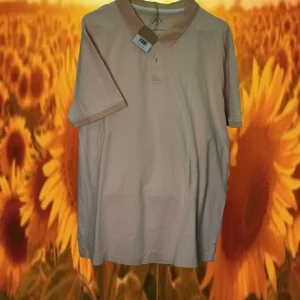 POLO MANGA CORTA HOMBRE ROSA CLARO