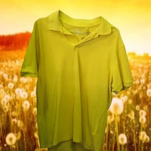 POLO HOMBRE MANGA CORTA AMARILLO