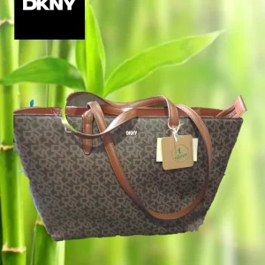 BOLSO GRANDE MARRON CON LOGO DKNY ( TARA ROCE ASA ) DKNY