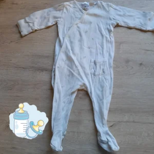 PIJAMA BLANCO ESTAMPADO BEBE