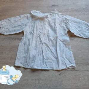 CAMISA BLANCA ESTAMPADA BEBE