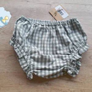 BRAGUITA VERDE CUADROS BEBE