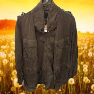 CHAQUETA MUJER MARRÓN IMPERMEABLE