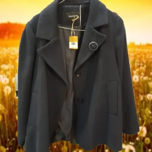 ABRIGO MUJER AZUL MARINO ESTILO TRENKA