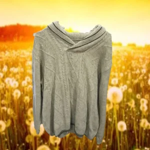 JERSEY HOMBRE GRIS CON CUELLO