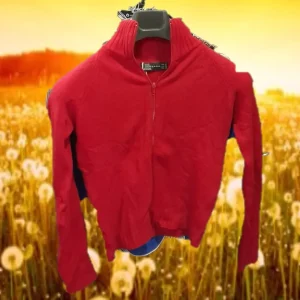 CHAQUETA ROJA CON CREMALLERA