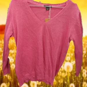 JERSEY MUJER ROSA CON BRILLO