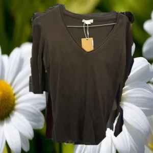 JERSEY MUJER LARGO MARRON