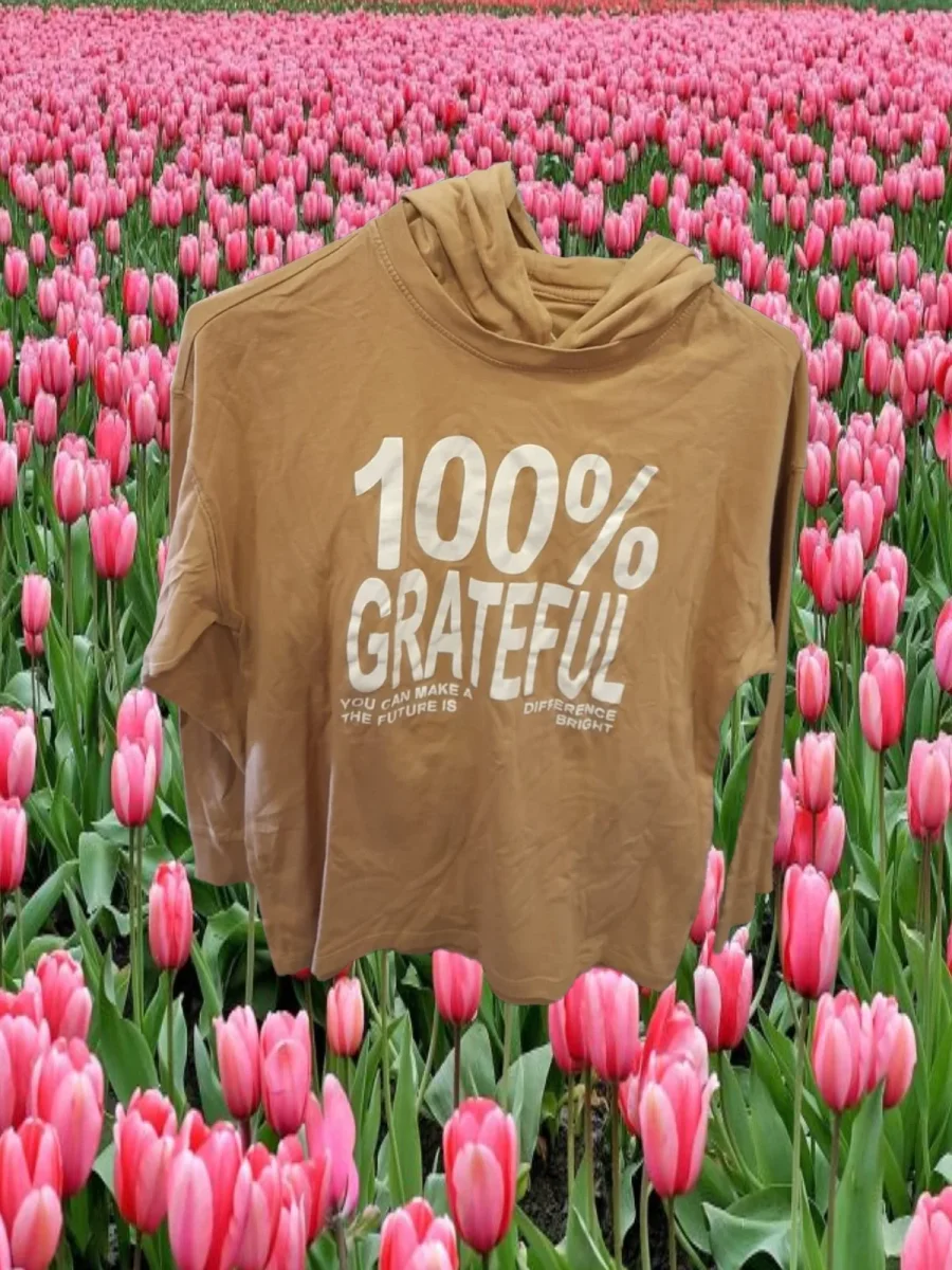 SUDADERA CAMEL CON CAPUCHA NIÑO - Imagen 2