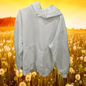 SUDADERA BLANCO CON CAPUCHA