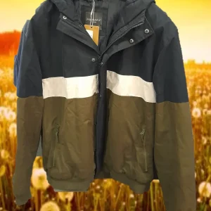 ABRIGO AZUL MARINO IMPERMEABLE