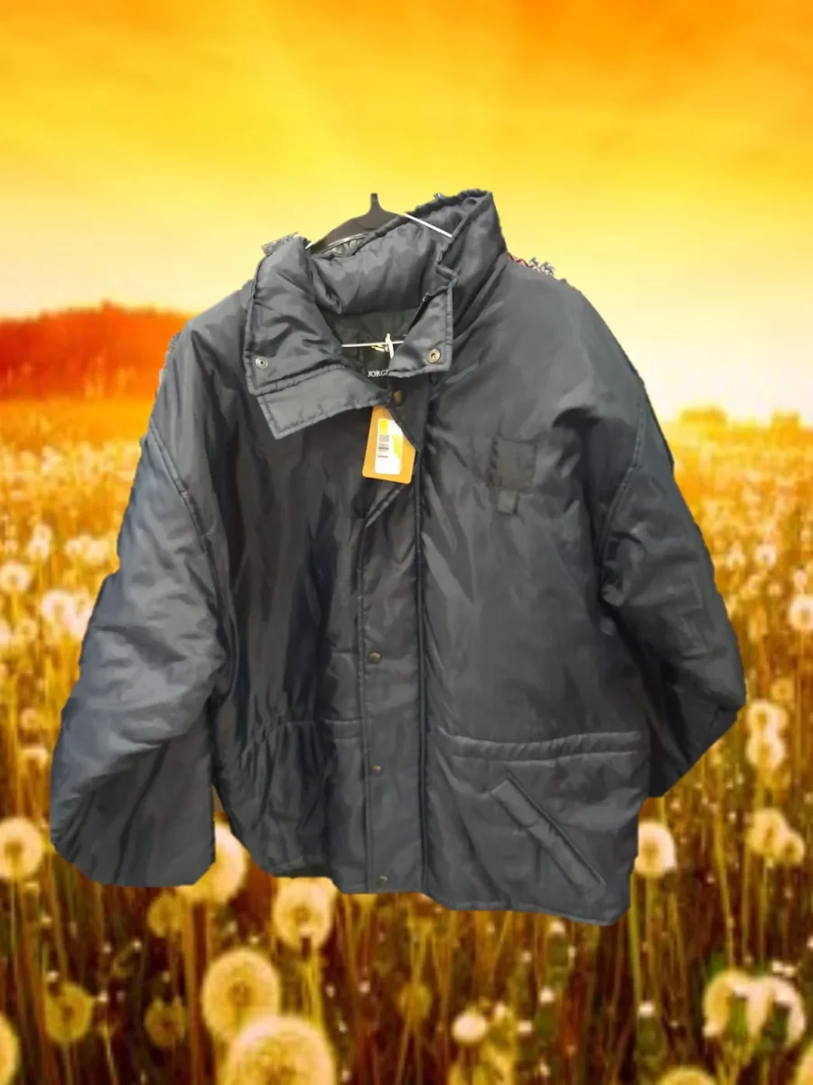ABRIGO AZUL MARINO IMPERMEABLE - Imagen 2