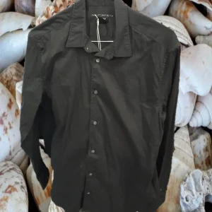 CAMISA HOMBRE MANGA LARGA NEGRA