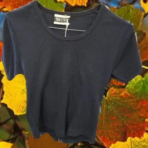 CAMISETA MUJER MANGA CORTA AZUL MARINO