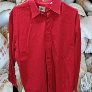 CAMISA HOMBRE ROJA MANGA LARGA VERSACE