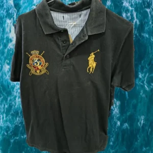 POLO HOMBRE MANGA CORTA NEGRO RALPH LAUREN