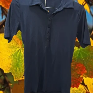 POLO MUJER MANGA CORTA AZUL MARINO