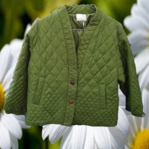 CHAQUETA  ACOLCHADA MUJER VERDE