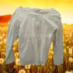BLUSA BEIGE MANGA LARGA
