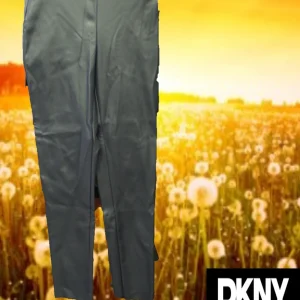 LEGGING AZUL MARINO POLIPIEL CON GOMA DKNY