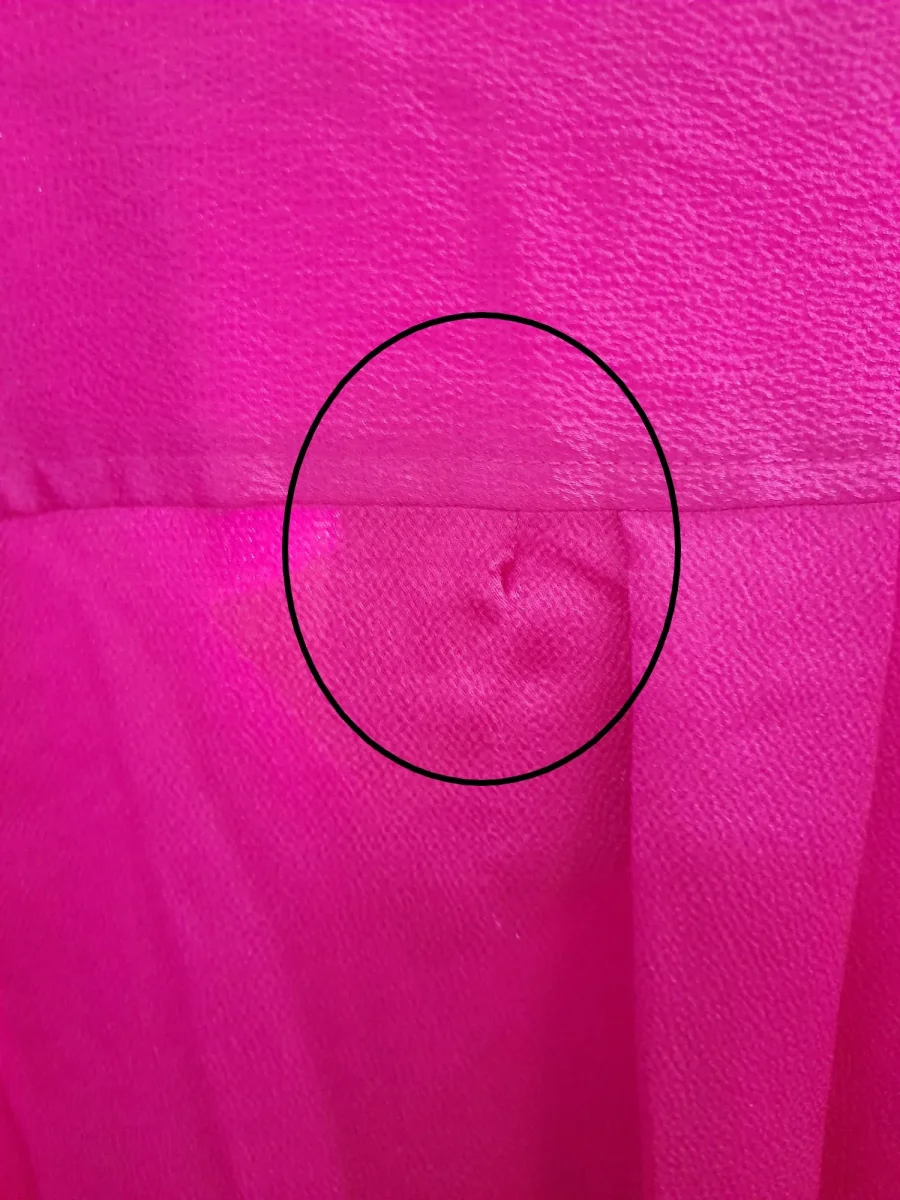 BLUSA FUCSIA MANGA LARGA DKNY ( TARA ROTURA PARTE TRASERA) - Imagen 3