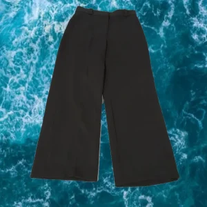 PANTALÓN DE VESTIR MARRÓN ANCHO SEÑORA