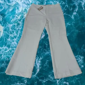PANTALÓN BLANCO DE VESTIR ANCHO SEÑORA