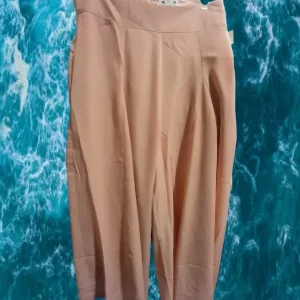 PANTALÓN ROSA SEÑORA CON PATA ELEFANTE