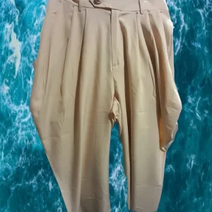PANTALÓN BEIGE  SEÑORA ANCHO DE VESTIR