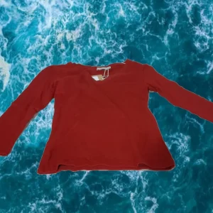 JERSEY ROJO CON MANGA FRANCESA SEÑORA