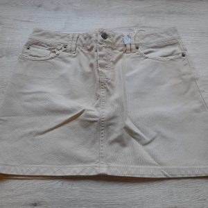 MINI FALDA VAQUERA BEIGE