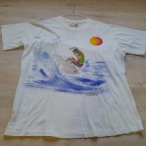 CAMISETA M/C BLANCA CON DIBUJO
