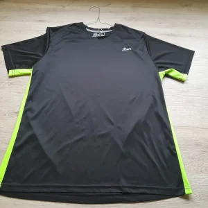 CAMISETA M/C NEGRA DEPORTE TRANSPIRABLE