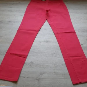 PANTALÓN JOGGER FUCSIA ELÁSTICO CON CREMALLERA LATERAL
