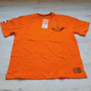 CAMISETA M/C NIÑ@ NARANJA SELECCIÓN HOLANDESA