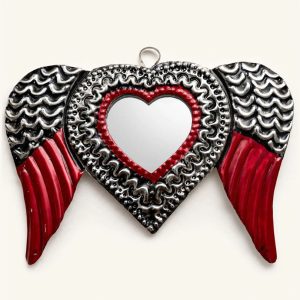 Corazón Hojalata Espejo